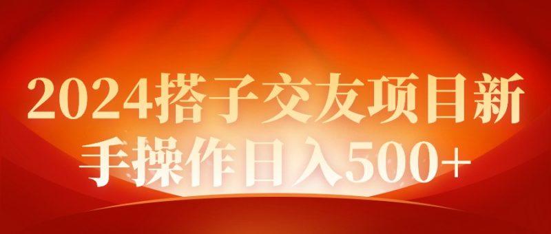 2024同城交友项目新手操作日入500+-涛哥资源